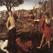 Hans Memling The Martyrdom of St Sebastian oil painting on canvas